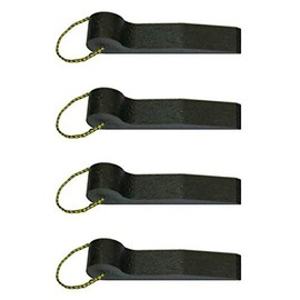 Nice! 48-TS325 (x4), 3 1/4" Wide Black Tire Skate for Car Carrier, Hauler, Rollback, Flat Bed, Tow Truck, Wrecker