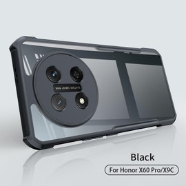 Ltezixal Case Compatible with Honor Magic 7 Lite/X60 Pro/X9c, [Droproof] [Sweat-Proof] [Fingerprint-Proof] Shockproof Protective Case Fits Honor Magic 7 Lite/X60 Pro/X9c,Black