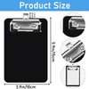 4 Pack Mini Clipboard 4 x 6 Inch Small Clip