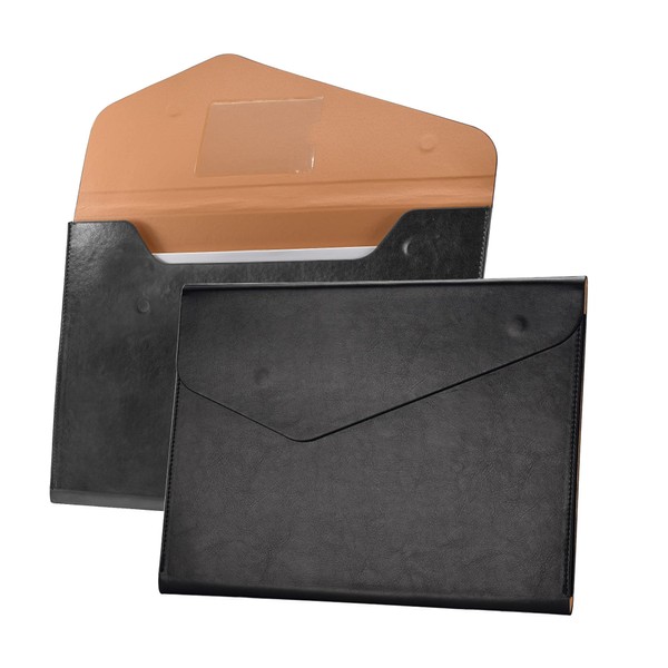 VANRA File Folder A4 PU Leather Document Case Letter Size