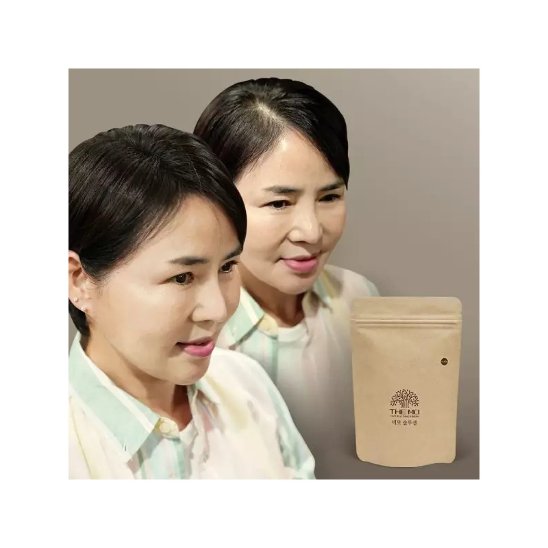 염색 천연 흑채 정수리탈모 35g [진한적갈색] Natural Hair Dye Powder