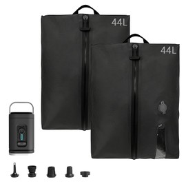 Bolsa de Vacío para Viaje, 2PCS 44L Bolsas al Aspiradora para Equipaje Viaje, para Veliz y Mochila Mano, Bolsa Reutilizable para Ahorro de Espacio,...
