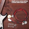 Double Piezo Pickup with Volume & Tone Control, Suitable for