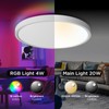 TALOYA Compatible with Apple Homekit/Siri LED Flush Mount Ceiling Light