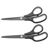 CCR Scissors 8 Inch Soft Comfort-Grip Handles Sharp Titanium Blades,