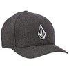 Volcom mens Full Stone Flex Fit Baseball Cap, Charcoal Heather,
