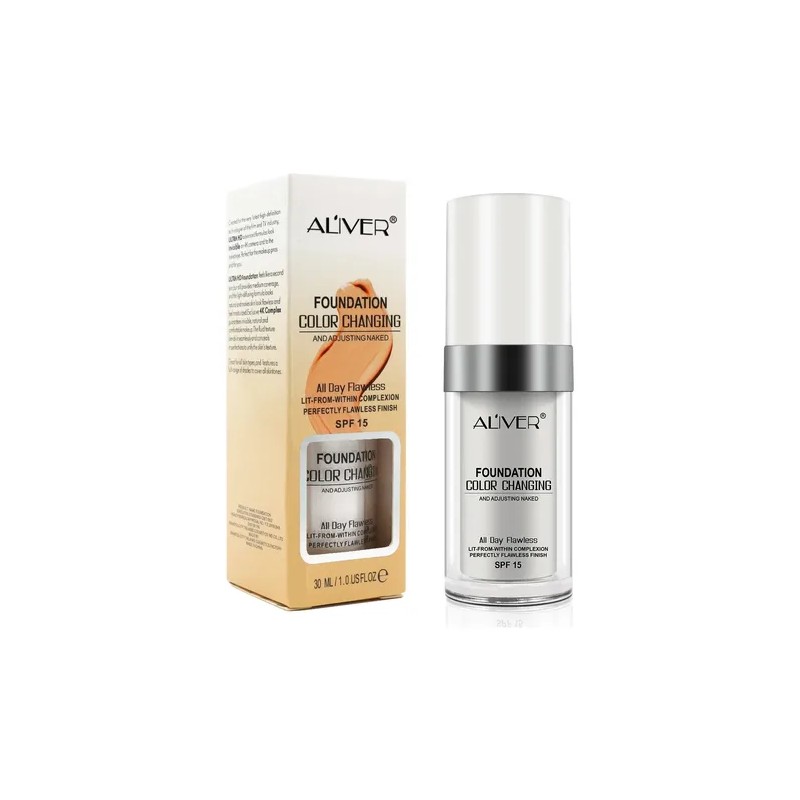 Kit 2 Bases Maquillaje Color Changing Spf15 2x30 Ml Adaptabl