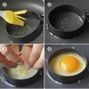 Round Egg Rings Non-Stick Egg Circle Ring Omelette Mold use
