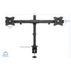 VIVO Dual Monitor Curved Horizontal Array Desk Mount Stand fits