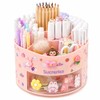 Cute Rotating Pen Holder Organizer for Desk Storage – Kawaii