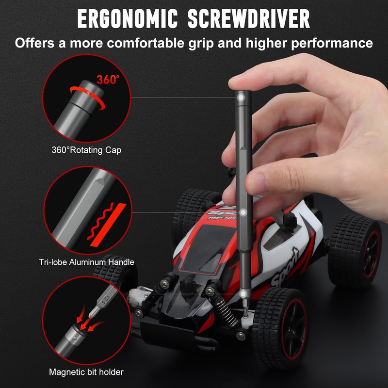 SHARDEN Precision Screwdriver Set, 60 in 1 Screw Driver Set