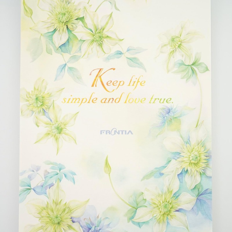 Postcard Postcard, Summer Pattern, Simple (Clematis) HGS-226 (17), 10 Sheets