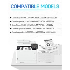 118 Toner Cartridge Replacement for Canon 118 CRG118 CRG 118 for Canon Color Imageclass MF726Cdw MF8350Cdn MF8380Cdw MF8580Cdw MF729cdw Printer(Black Cyan Magenta ,4 Pack)