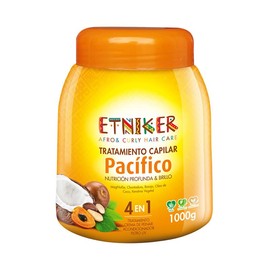 Etniker Tratamiento Capilar Pacifico Nutricion Profunda y Brillo 4 en 1 L'mar | Lmar Afro and Curly Hair Care Tretment 33.8oz-1000gr, 33.80 Ounce (Pack of 1)