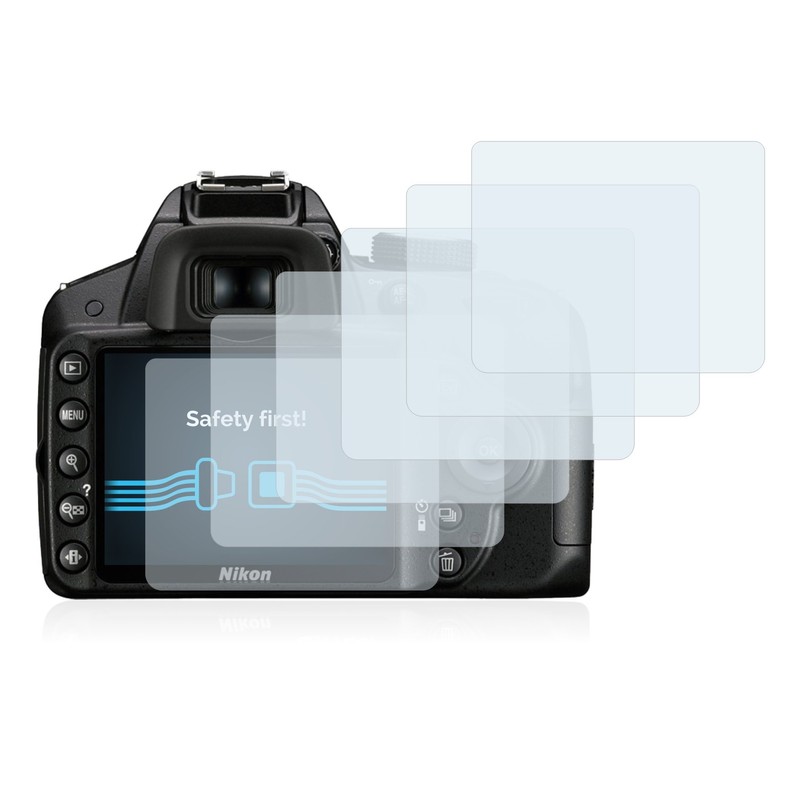 Savvies 6 Pack Screen Protector compatible with Nikon D3200 Protection