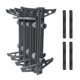 Sebnux Aluminum Hunting Climbing Stick Lightweight Hunting Climbing Step Non-Slip Tree Climbing Stick with Fold Up Steps (4, 18 Inch)