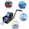 DIRBUY 2500lbs Heavy Duty Boat Trailer Winch with 32FT Strap,