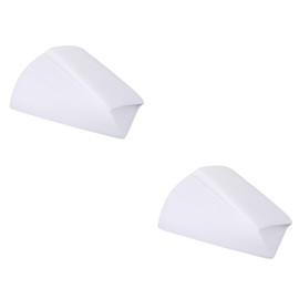 FRCOLOR 2sets Hard Wax Strips for Women Facial Hair Removal Waxing Strips Pack 200pcs*2