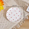 Koythin Ceramic Dessert Plates, Cute Fruits Dinner Plate, Printed Flowers