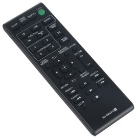 VINABTY RM-AMU212 Replacement Remote Control Suitable for Sony Home Audio System RMAMU212 CMT-X3CD HCD-SBT20 CMT-SBT20 SS-SBT20 CMTSBT20 CMTX3CD HCDSBT20 SSSBT20