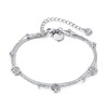 VICKWOOD Tree of Life Bracelet Women's Anklet Stainless Steel up