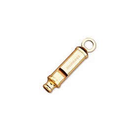 munkees Double Tone Whistle, Emergency Goods, Mountain Climbing, Outdoors, Whistling, Brass, Golden