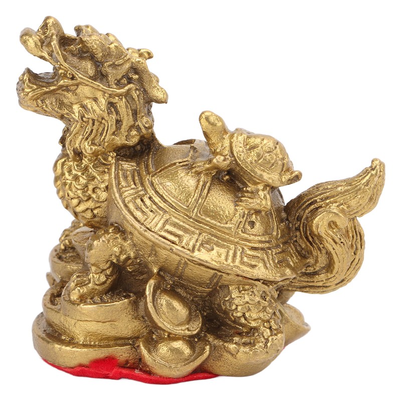 Feng Shui Decoration Dragon Tortoise Feng Shui Copper Casting Craft