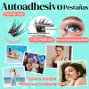 Set Extension De Pestañas Autoadhesivas Con Pinzas 120 Pieces 10-18