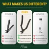 FVION Long Handle Toenail Clippers for Seniors – Wide Jaw