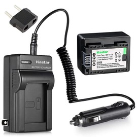 Kastar Battery 1-Pack and Charger for Canon BP-718 BP-727BP-709 CG-700 and VIXIA HF M50 HF M52 HF M500 HF R30 HF R32 HF R40 HF R42 HF R50 HF R52 HF R60 HF R62 HF R300 HF R400 HF R500 HF R600