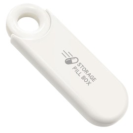 Wopanxye - Estuche para pastillas de viaje diario, 3 bandejas, pequeño y lindo planificador de medicamentos con lengüeta para tirar, caja organizadora de vitaminas, para medicamentos, medicamentos