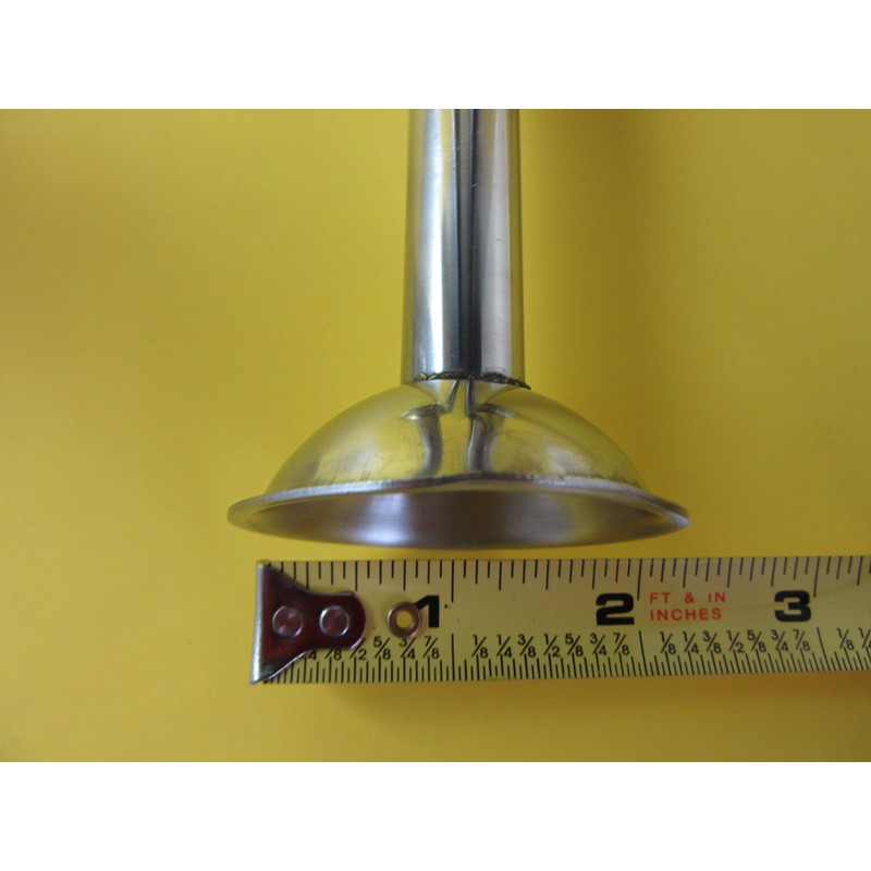 Narrow tube for Manual sausage stuffer 2" base x 3/8"