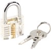 AGT Clear Lock: Clear Lock Picking Practice Lock with 2