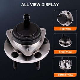 OCPTY Wheel Hub Bearings Rear Left or Right 5 Lugs with ABS Compatible for Chevy Caprice 11 12 13 14 for Pontiac G8 08 09 6L 6.2L 513280 Wheel Bearing Hub Assembly 1pc