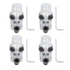 4Pcs Piercing Valve Zinc Alloy Line Tap Valves 3 in