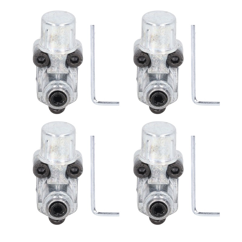 4Pcs Piercing Valve Zinc Alloy Line Tap Valves 3 in