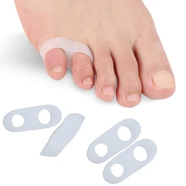 4 Toe Separator Toe Straightener Toe Caps Toe Protection Hallux Valgus Toe Correction Toe Separator Cushion Toe Pad Toe Hammer Toe