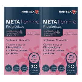 Probióticos Mujeres 25 Billones Ufc Meta Femme 30 Caps 2pack
