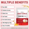Aged Garlic Extract 7500mg Equivalent, 15:1 High Potency Odorless Garlic