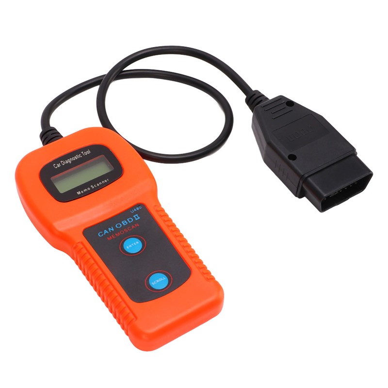 U480 Car OBD2 Diagnostic Scanner LCD Display 10‑12V DC Universal