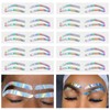 Airbrush Brows Shaping Guides Stickers, Rainbrow Eyebrow Tint Tape Stencils