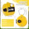 TOODOO 6 Pack Hand Tally Counter 4 Digit Mechanical Palm