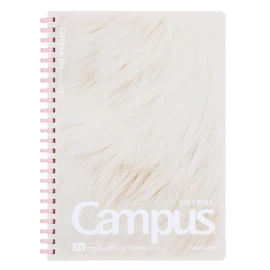 Kokuyo S138S5-L1-5 Campus Paw Soft Ring Notebook, A5, 0.2 inch (5 mm) Square, Ragdoll