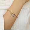 RZKING Gold Bracelets for Women, Evil Eye and Italian Horn