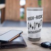 High-Risk Enthusiast - Crypto Funny Forex Day Trader Trading Stainless