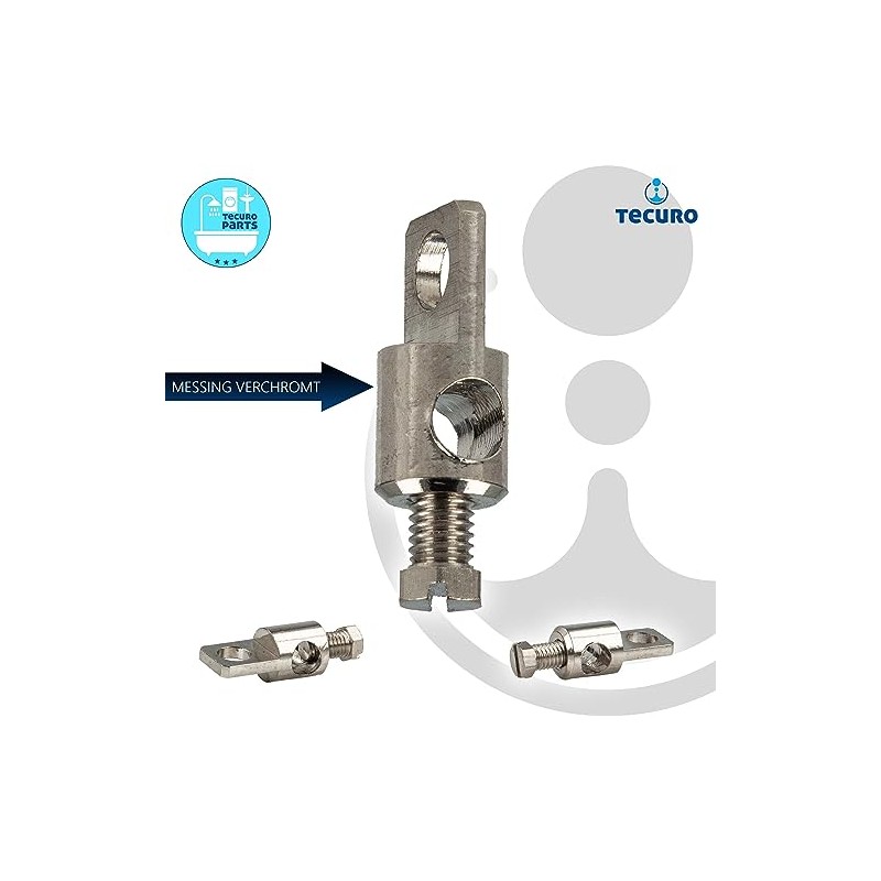 tecuro - 12000 Joint Piece for Mounting on Drain Fittings,