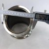 Unbranded 3.5" to 3.5" V-Band 45 Degree Elbow Adapter (3.5"
