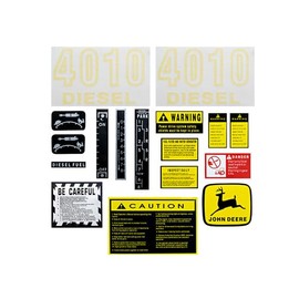 4010 Decal Set Vinyl fits John Deere 4010