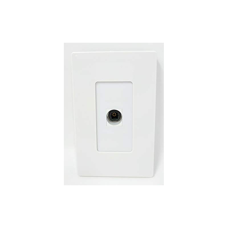 RiteAV - 1 Toslink Digital Audio Port Wall Plate Decorative