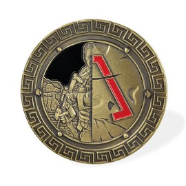 E-Coin Military Challenge Coin Spartan Warrior Ethos (amzag715)